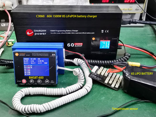 30V 1500W 조절 전압 전류 배터리 충전자 어댑터 SMPS 1S 4S 8S 60A