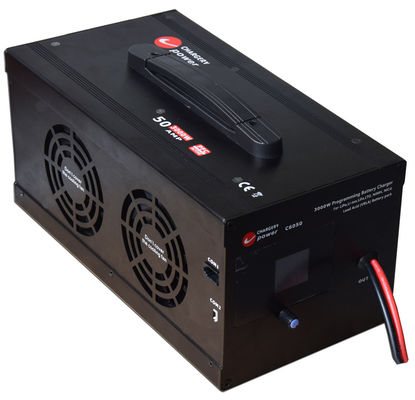 48V 3000W 13S LiPo, NMC, LiFe, LiTo, Pb, VRLA 납산 AGM, GEL 전자 자전거, 전기 오토바이의 배터리 충전기 1-55A