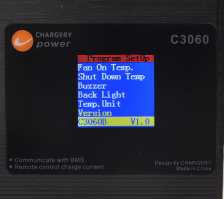 조정 가능한 29.7V 11S LTO 배터리 충전기 E 오토바이 E 스쿠터 1A-60A